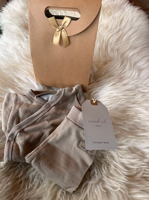 Hovedbilde Need it - Gavesett til baby Beige