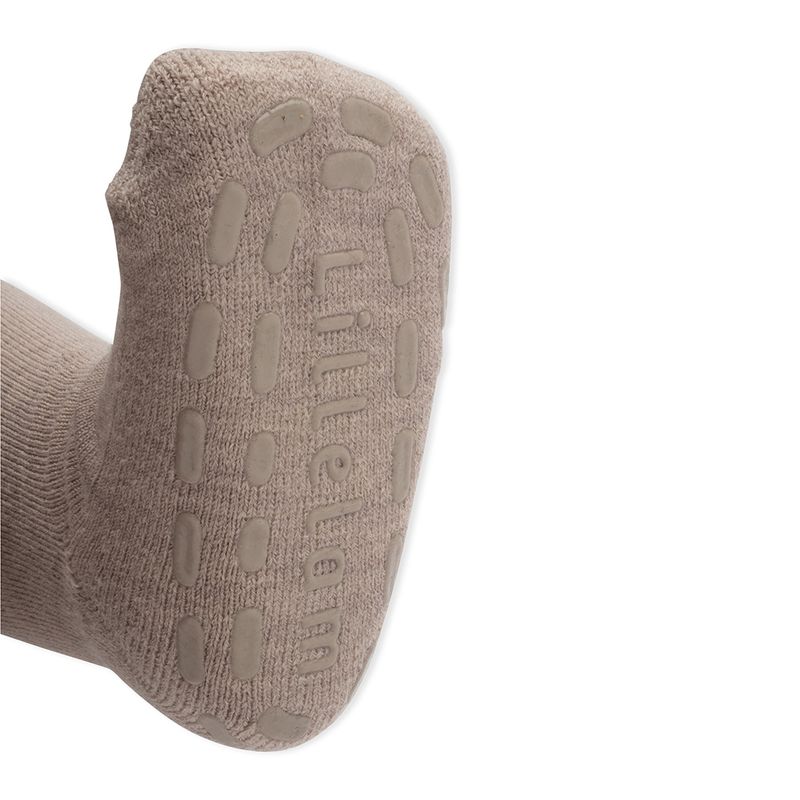 Lillelam - Strømpebukse antiskli i ull Beige