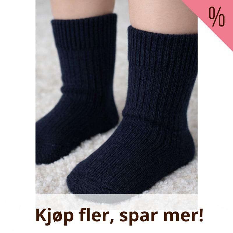Need it - Sokker i merinoull Klassisk Navy